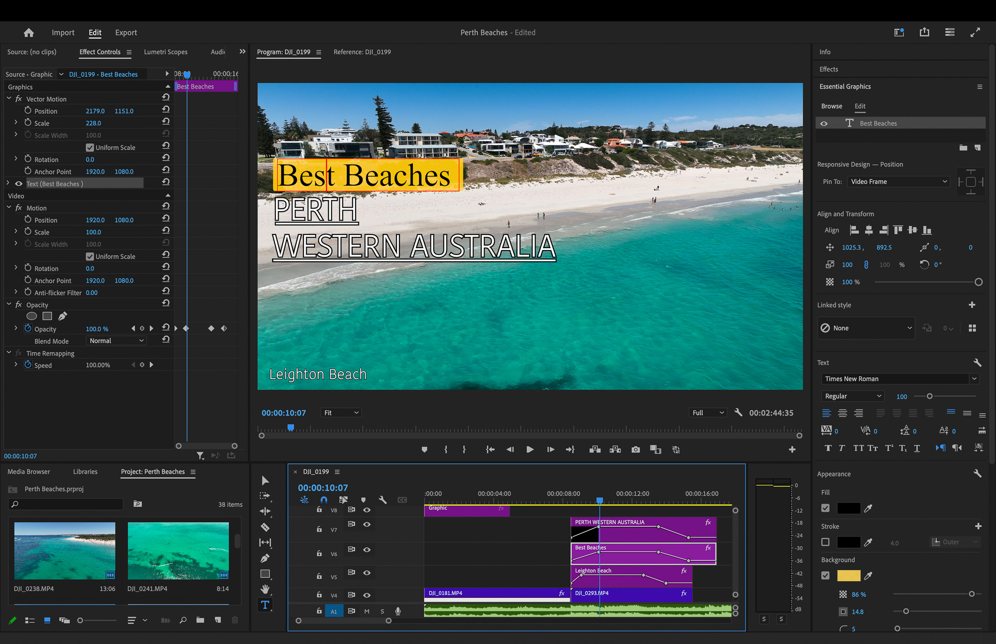 Premiere Pro Titles