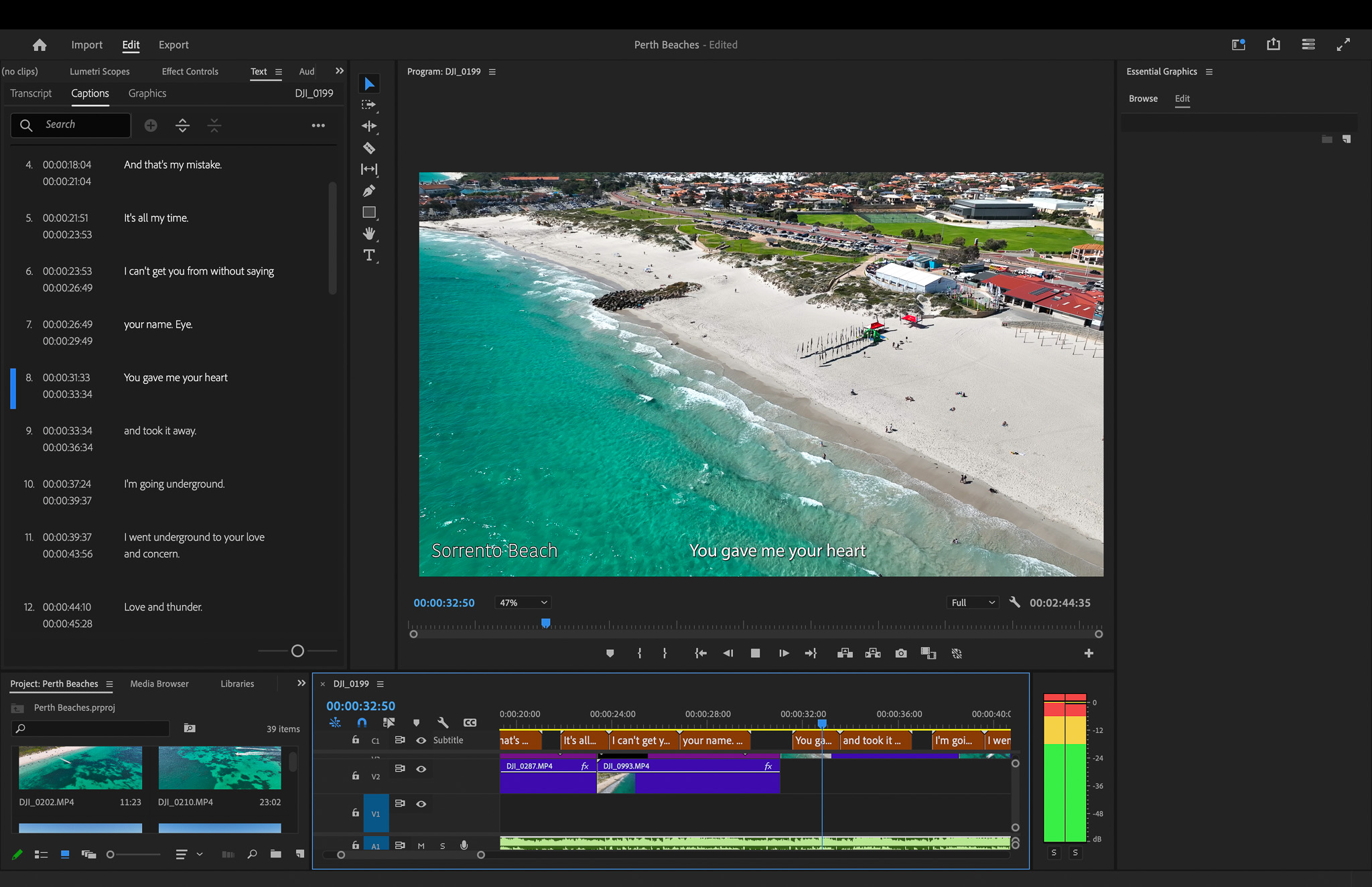 Premiere Pro Subtitles