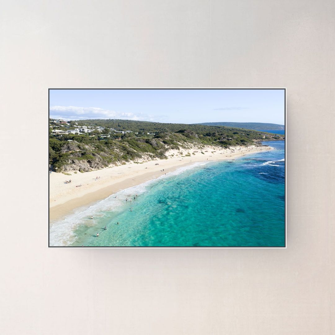 White Frame Yallingup Beach Art