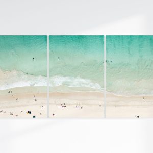 Ocean Photography Three Piece Canvas Wall Art