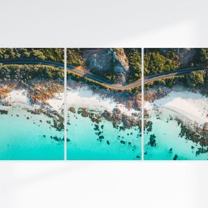 Dunsborough three piece canvas wall art